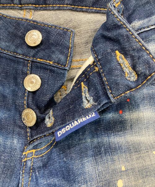 DSQUARED2（ディースクエアード）DSQUARED2 (ディースクエアード) デニムパンツ インディゴ サイズ:34の古着・服飾アイテム