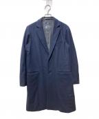 SHIPSシップス）の古着「Super140’sカシミア混コート」｜ネイビー