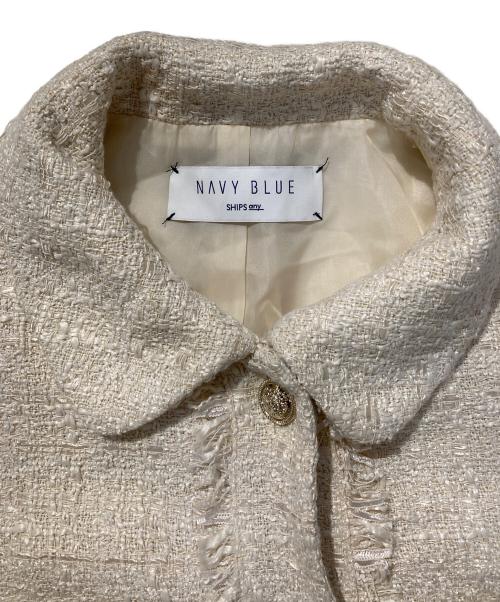 SHIPS any（シップスエニィ）SHIPS any (シップスエニィ) ツイードコート アイボリー サイズ:FREEの古着・服飾アイテム