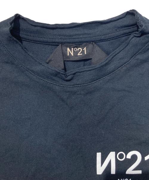N°21（ヌメロヴェントゥーノ）N°21 (ヌメロヴェントゥーノ) プリントTシャツ ブラック サイズ:XXSの古着・服飾アイテム