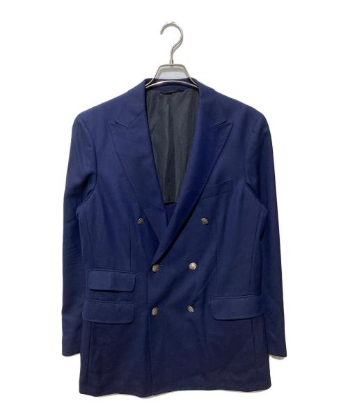 UNIVERSAL LANGUAGE（ユニバーサルランゲージ）UNIVERSAL LANGUAGE (ユニバーサルランゲージ) ダブルブレストジャケット ネイビー サイズ:50-6Dropの古着・服飾アイテム