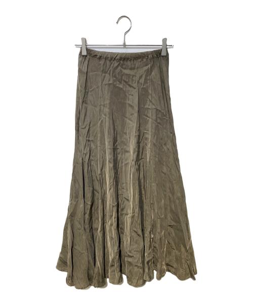 Plage（プラージュ）Plage (プラージュ) Washable Fibril ロングスカート12 ブラウン サイズ:Ｓの古着・服飾アイテム