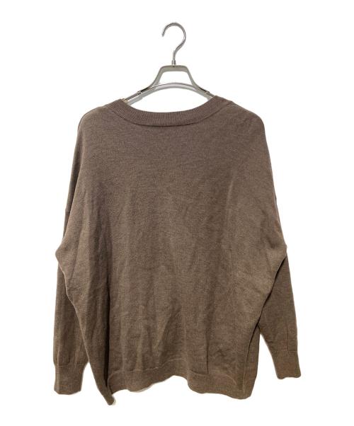 Plage（プラージュ）Plage (プラージュ) CASH TOUCH Flare V プルオーバー ブラウン サイズ:FREEの古着・服飾アイテム