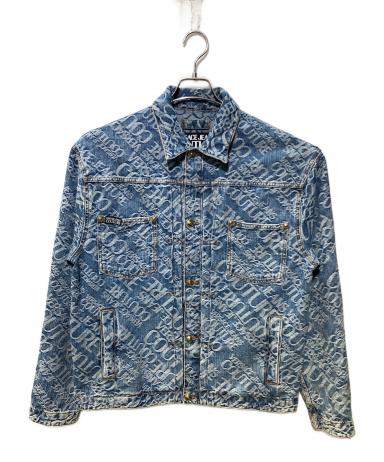 VERSACE ストライプデニムジャケット 中古・古着通販】VERSACE JEANS COUTURE (ヴェルサーチ ジーンズ