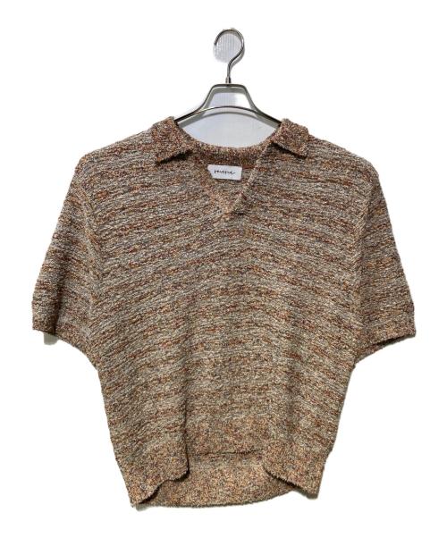 reverve（リバーブ）reverve (リバーブ) POLO SKIPPER KNIT ベージュ サイズ:Fの古着・服飾アイテム