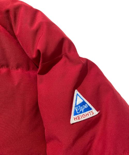 Cape HEIGHTS（ケープハイツ）CAPE HEIGHTS (ケープハイツ) ダウンジャケット レッド サイズ:XSの古着・服飾アイテム