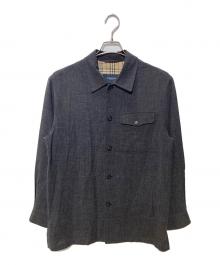 BURBERRY LONDON（バーバリーロンドン）の古着「リネン混ジャケット」｜グレー
