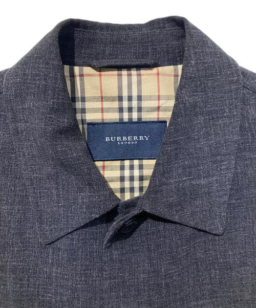 BURBERRY LONDON（バーバリーロンドン）BURBERRY LONDON (バーバリーロンドン) リネン混ジャケット グレー サイズ:Lの古着・服飾アイテム