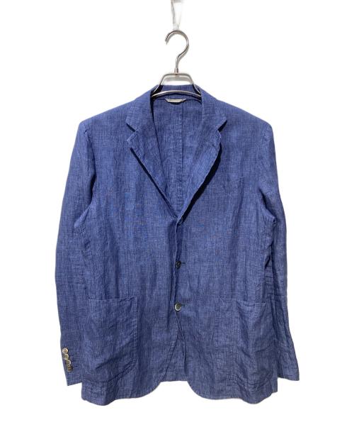 ANGELICO（アンジェリコ）ANGELICO (アンジェリコ) 段返り3Bジャケットリネンジャケット ネイビー サイズ:SIZE50の古着・服飾アイテム