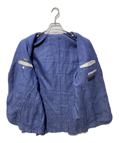 ANGELICO（アンジェリコ）ANGELICO (アンジェリコ) 段返り3Bジャケットリネンジャケット ネイビー サイズ:SIZE50の古着・服飾アイテム
