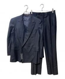 Guy Laroche（ギラロッシュ）の古着「ピークドラペルダブルジャケット&スラックス」｜ブラック
