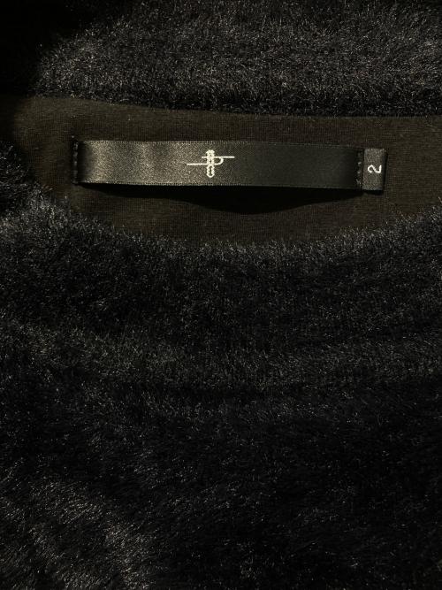 NO ID.（ノーアイディー）NO ID. (ノーアイディー) シャギーニット ブラック サイズ:Mの古着・服飾アイテム
