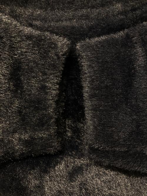NO ID.（ノーアイディー）NO ID. (ノーアイディー) シャギーニット ブラック サイズ:Mの古着・服飾アイテム