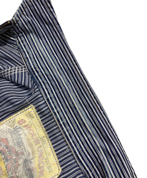 Joe McCOY（ジョーマッコイ）Joe McCOY (ジョーマッコイ) ヒッコリージップジャケット インディゴ サイズ:36の古着・服飾アイテム