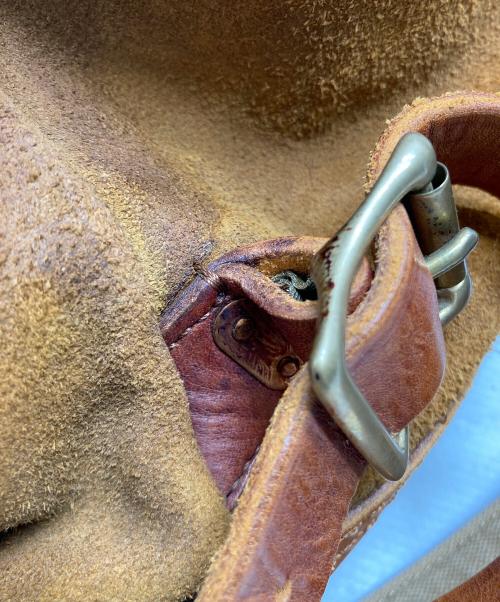 RRL（ダブルアールエル）RRL (ダブルアールエル) レザーバックパック ブラウンの古着・服飾アイテム