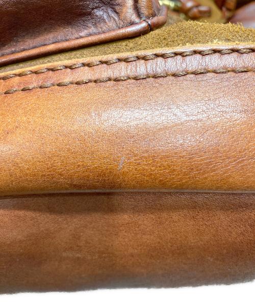 RRL（ダブルアールエル）RRL (ダブルアールエル) レザーバックパック ブラウンの古着・服飾アイテム