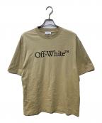 OFFWHITEオフホワイト）の古着「プリントTシャツ」｜ベージュ