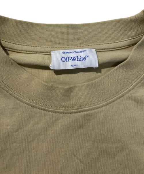 OFFWHITE（オフホワイト）OFFWHITE (オフホワイト) プリントTシャツ ベージュ サイズ:Mの古着・服飾アイテム