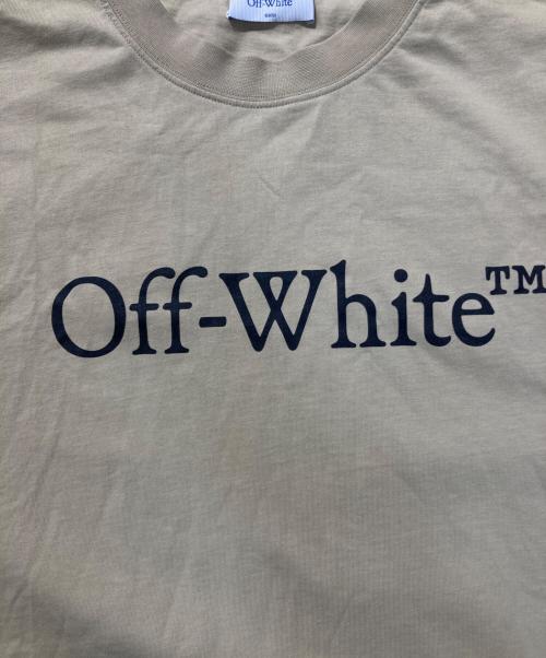 OFFWHITE（オフホワイト）OFFWHITE (オフホワイト) プリントTシャツ ベージュ サイズ:Mの古着・服飾アイテム