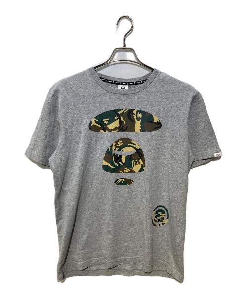 Aape BY A BATHING APE（エーエイプ バイ アベイシングエイプ）Aape BY A BATHING APE (エーエイプ バイ アベイシングエイプ) プリントTシャツ グレー サイズ:Lの古着・服飾アイテム