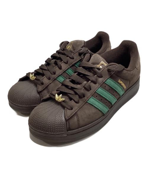 adidas（アディダス）adidas (アディダス) SUPERSTAR II ブラウン サイズ:27.0の古着・服飾アイテム