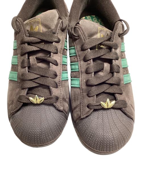 adidas（アディダス）adidas (アディダス) SUPERSTAR II ブラウン サイズ:27.0の古着・服飾アイテム