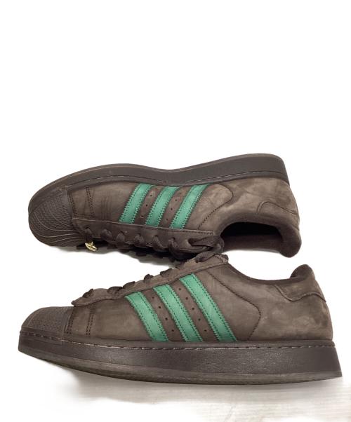 adidas（アディダス）adidas (アディダス) SUPERSTAR II ブラウン サイズ:27.0の古着・服飾アイテム