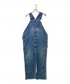 round houseラウンドハウス）の古着「HEAVY DUTY DUCK BIB OVERALLS」｜インディゴ