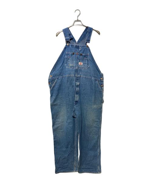 round house（ラウンドハウス）round house (ラウンドハウス) HEAVY DUTY DUCK BIB OVERALLS インディゴ サイズ:54×30の古着・服飾アイテム