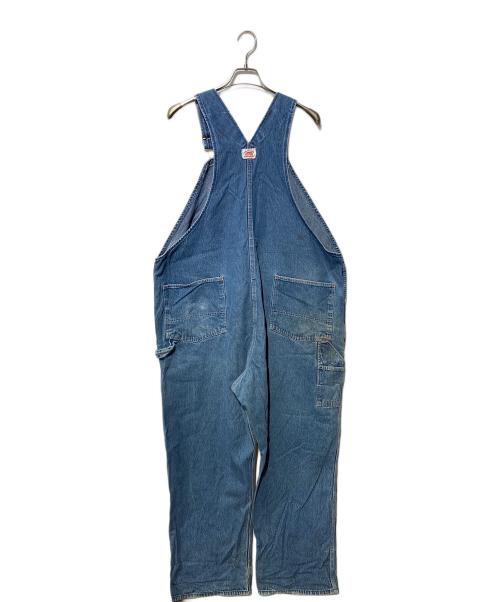 round house（ラウンドハウス）round house (ラウンドハウス) HEAVY DUTY DUCK BIB OVERALLS インディゴ サイズ:54×30の古着・服飾アイテム