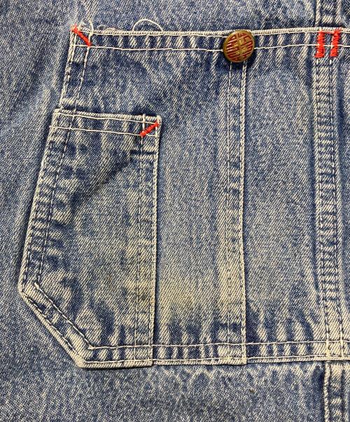 round house（ラウンドハウス）round house (ラウンドハウス) HEAVY DUTY DUCK BIB OVERALLS インディゴ サイズ:54×30の古着・服飾アイテム