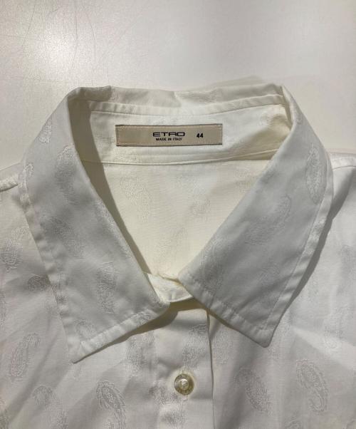 ETRO（エトロ）ETRO (エトロ) ペイズリー柄シャツ ホワイト サイズ:SIZE 44の古着・服飾アイテム