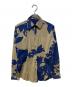 ETRO（エトロ）の古着「総柄シャツ」｜ベージュ×ネイビー