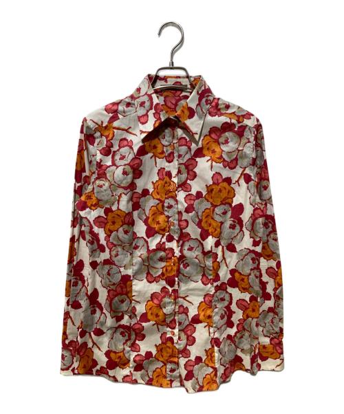 ETRO（エトロ）ETRO (エトロ) 花柄シャツ レッド サイズ:SIZE 44の古着・服飾アイテム