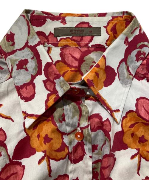 ETRO（エトロ）ETRO (エトロ) 花柄シャツ レッド サイズ:SIZE 44の古着・服飾アイテム