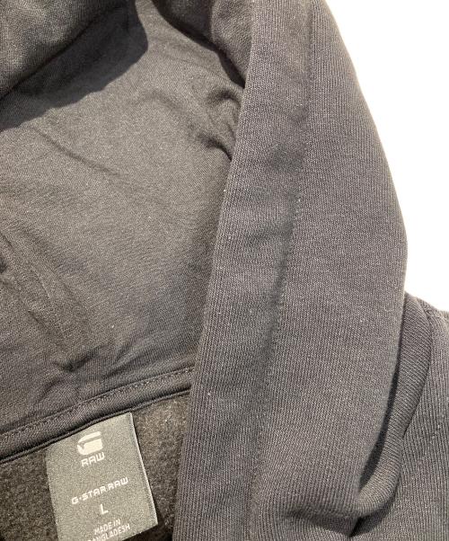 G-STAR RAW（ジースターロゥ）G-STAR RAW (ジースターロゥ) Poster Back Graphic Loose Hoodie Jacket ブラック サイズ:Lの古着・服飾アイテム