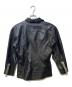 MARITHE+FRANCOIS GIRBAUD (マリテフランソワジルボー) レザーライダースジャケット ブラック サイズ:SIZE 40：14000円