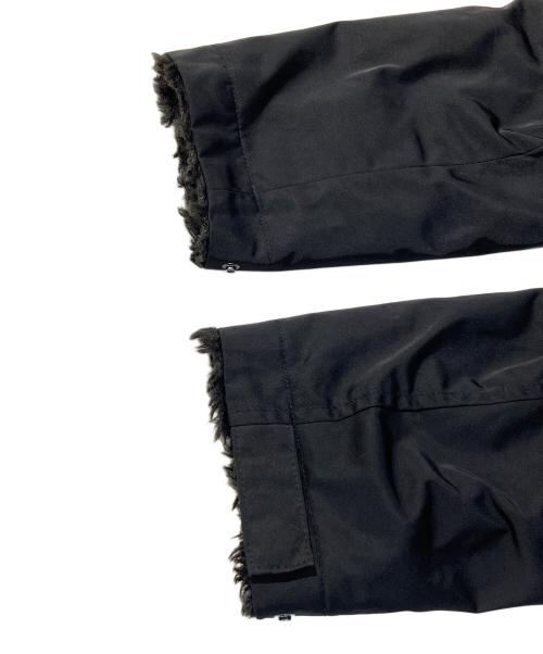 MACPHEE（マカフィー）MACPHEE (マカフィー) ポリエステルツイルリバーシブルロングコート ブラック サイズ:36の古着・服飾アイテム
