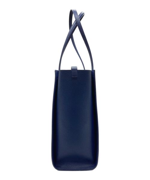 CHARLES & KEITH（チャールズアンドキース）CHARLES & KEITH (チャールズアンドキース) クラシックダブルハンドルトートバッグ ネイビーの古着・服飾アイテム