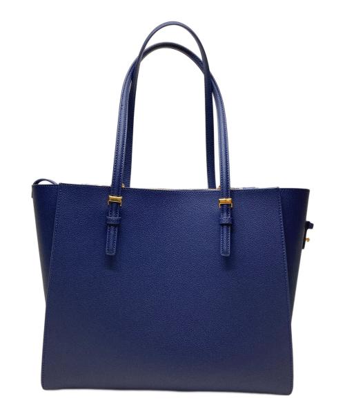 CHARLES & KEITH（チャールズアンドキース）CHARLES & KEITH (チャールズアンドキース) クラシックダブルハンドルトートバッグ ネイビーの古着・服飾アイテム