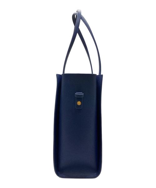 CHARLES & KEITH（チャールズアンドキース）CHARLES & KEITH (チャールズアンドキース) クラシックダブルハンドルトートバッグ ネイビーの古着・服飾アイテム