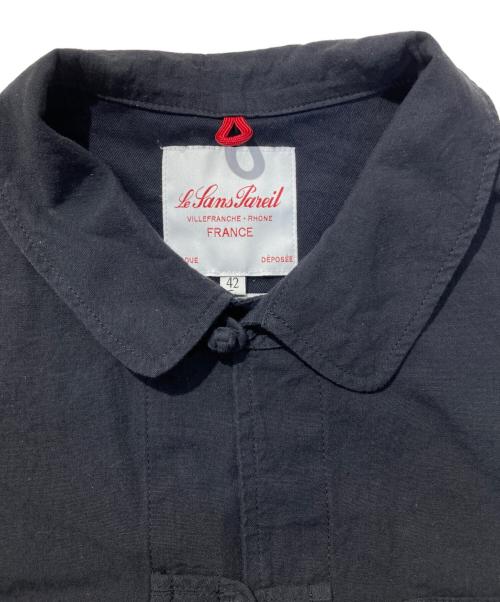 Le Sans Pareil（ル サン パレイユ）Le Sans Pareil (ル サン パレイユ) フレンチチャイナシャツ ブラック サイズ:SIZE 42の古着・服飾アイテム