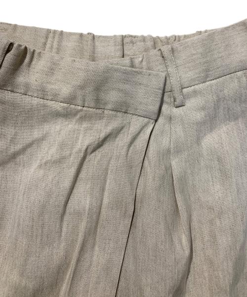 emmi atelier（エミアトリエ）emmi atelier (エミアトリエ) リネン混ラップワイドパンツ ベージュ サイズ:SIZE 1の古着・服飾アイテム