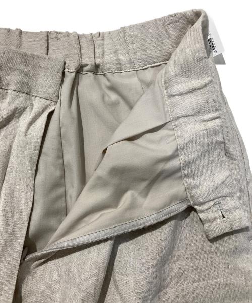 emmi atelier（エミアトリエ）emmi atelier (エミアトリエ) リネン混ラップワイドパンツ ベージュ サイズ:SIZE 1の古着・服飾アイテム