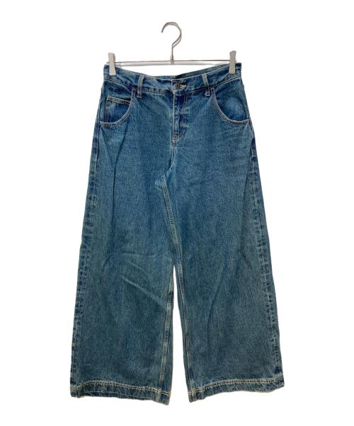 X-GIRL（エックスガール）X-GIRL (エックスガール) OVERDYED DENIM PANTS インディゴ サイズ:Mの古着・服飾アイテム