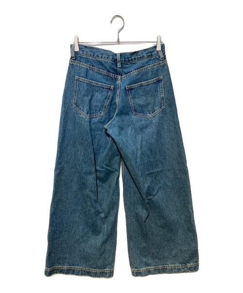 X-GIRL（エックスガール）X-GIRL (エックスガール) OVERDYED DENIM PANTS インディゴ サイズ:Mの古着・服飾アイテム