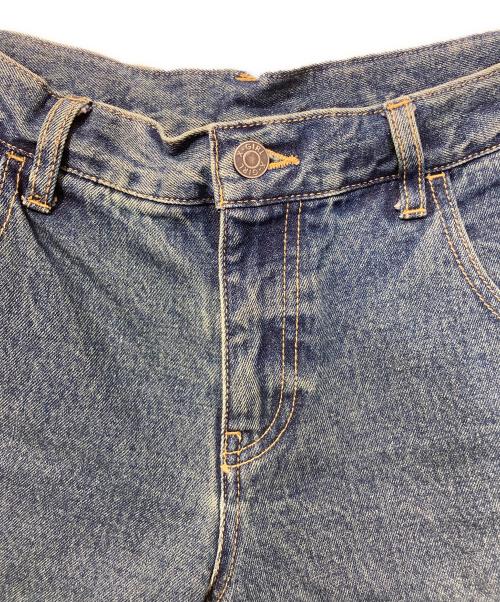 X-GIRL（エックスガール）X-GIRL (エックスガール) OVERDYED DENIM PANTS インディゴ サイズ:Mの古着・服飾アイテム