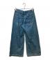 X-GIRL (エックスガール) OVERDYED DENIM PANTS インディゴ サイズ:M：5000円