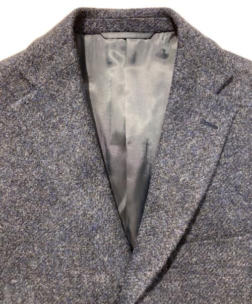 THE SUIT COMPANY（ザ・スーツカンパニー）THE SUIT COMPANY (ザ・スーツカンパニー) ウールツイードテーラードジャケット ネイビー サイズ:170cm-6dropの古着・服飾アイテム