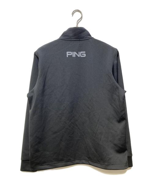 PiNG（ピン）PiNG (ピン) ピンソニックハイブリッドフルジップブルゾン ブラック サイズ:Mの古着・服飾アイテム